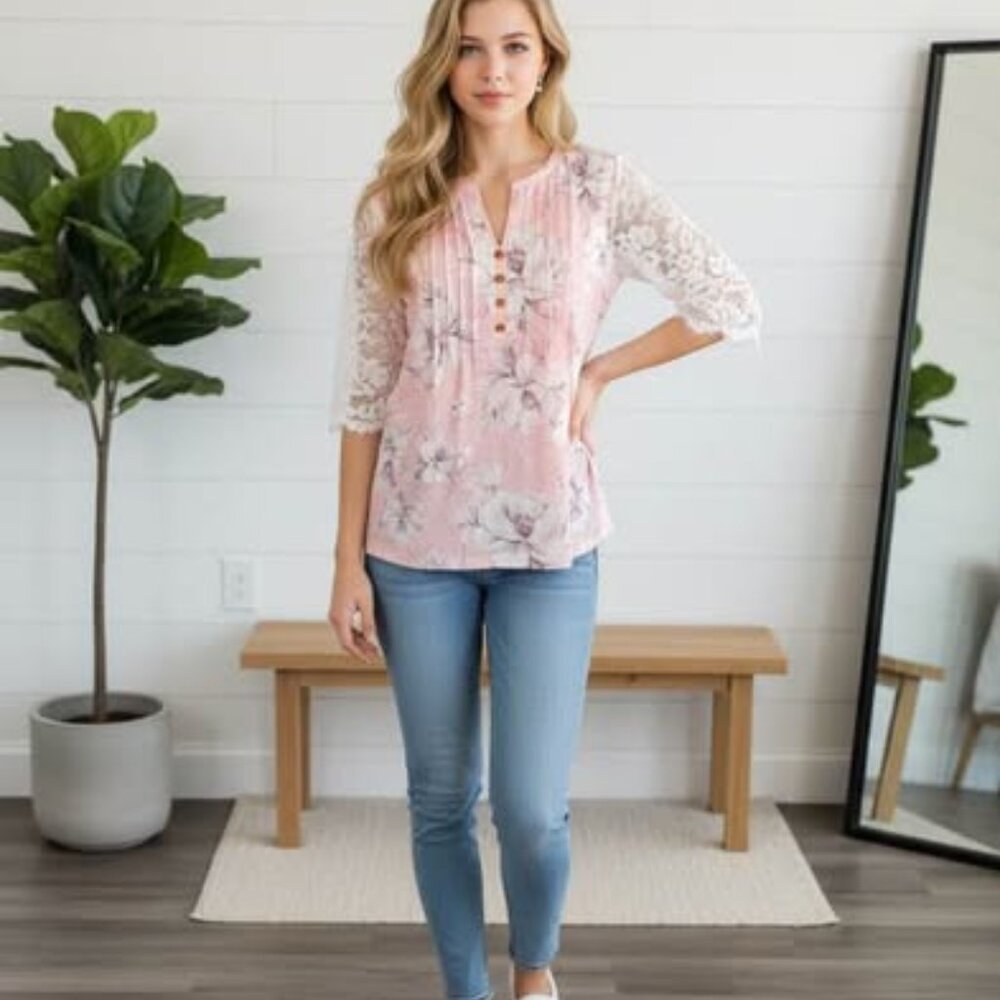NORACORA FLORAL BLOUSE